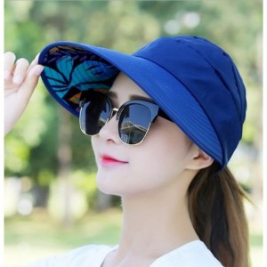 Sun Hats Sun Hats Wide Brim Anti-UV Visor Hats Sunscreen Beach Cap - 2 - CQ1847NOA94 $10.85