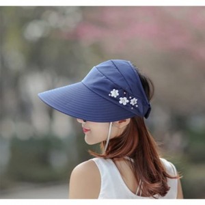 Sun Hats Sun Hats Wide Brim Anti-UV Visor Hats Sunscreen Beach Cap - 2 - CQ1847NOA94 $10.85