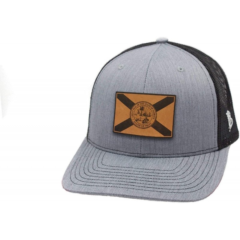 Baseball Caps The Sunshine State Curved Trucker - Heather Grey/Black - CT18IGOH5E0 $24.46