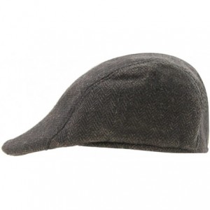 Baseball Caps Classic Herringbone Newsboy Hunting Headwear - Blake&coffee - CT12NER7APD $11.82