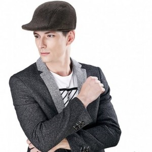 Baseball Caps Classic Herringbone Newsboy Hunting Headwear - Blake&coffee - CT12NER7APD $11.82