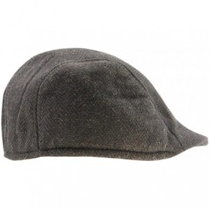 Baseball Caps Classic Herringbone Newsboy Hunting Headwear - Blake&coffee - CT12NER7APD $11.82
