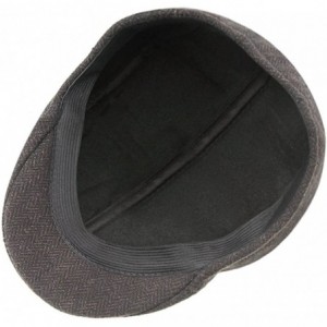 Baseball Caps Classic Herringbone Newsboy Hunting Headwear - Blake&coffee - CT12NER7APD $11.82