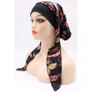 Skullies & Beanies Chemo Cancer Head Scarf Hat Cap Tie Dye Pre-Tied Hair Cover Headscarf Wrap Turban Headwear - CH198N00HDG $...