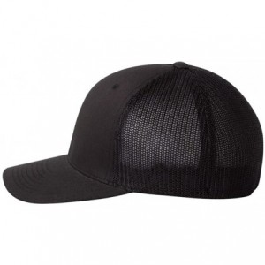 Baseball Caps 6-Panel Trucker Cap (6511) - Black - CB1191ZWE15 $12.41