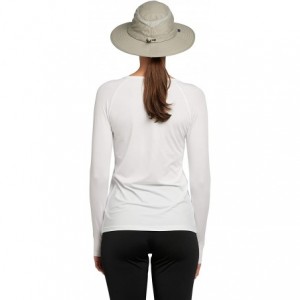 Sun Hats UPF 50+ Protective Broad Brim Sun Hat - Universal Fit - Grey - CI18E9EY0K0 $40.65