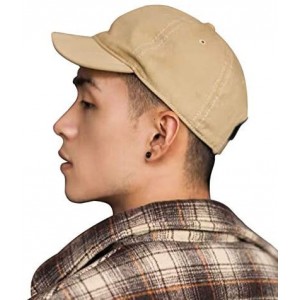 Baseball Caps Short Bill Baseball Cap Plain Hiphop Dad Hat Cooling Trucker Hat - Gray - CP18WY8EM0T $18.22