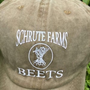 Baseball Caps Men's & Women's Schrute Farms Beets Funny Baseball Cap Washed Vintage Trucker Dad Hat - CS18Z0W50OX $16.98