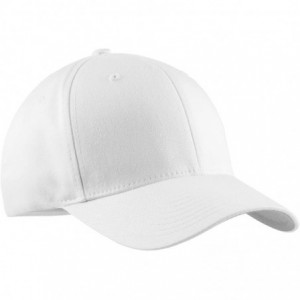 Baseball Caps Men's Flexfit Cap - White - CF11NGRKYGV $13.65