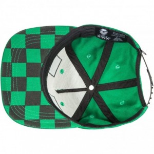 Baseball Caps Minecraft Creeper Mob Snapback Baseball Hat- Green- One Size - CA185UW5UL5 $28.79