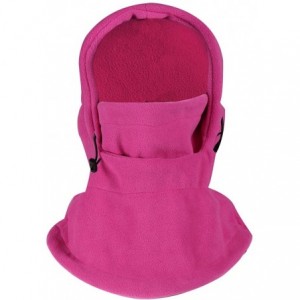 Balaclavas Balaclava Ski Face Mask for Women Cycling Snowboarding Running Bandana 2-Pack - Rose Red+grey - CP18KXLWC7W $20.24