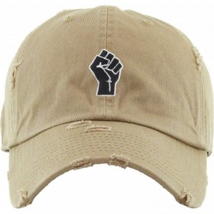 Baseball Caps Black History Month Fist Black Power Black Lives Matter I Can't Breathe Vintage Distressed Baseball Cap - CP17Y...