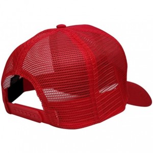 Baseball Caps Desert Storm Veteran Embroidered Patch Snapback Mesh Trucker Cap - Red - CP189O03ROM $16.92