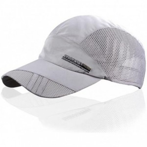 Baseball Caps Men's Women Summer Autumn Outdoor Sport Baseball Hat Running Visor Sun Cap - Grey 1 - CR12DKT38TT $11.86