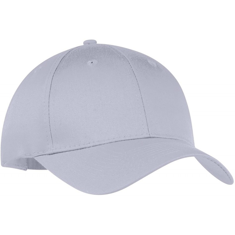 Baseball Caps Port & Company - Six-Panel Twill Cap. CP80 - Silver - C01260ASQAT $9.10