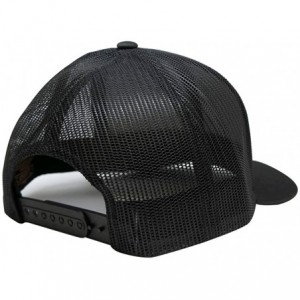 Baseball Caps American Flag Patch Snapback Trucker Mesh Cap - Black - Black Olive Patch - CA12ITQZ6ED $19.73