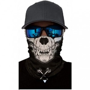 Balaclavas Unisex 3D Skull Printed Balaclava Headwear Multi Functional Face Mask for Outdoor Cycling Riding Motorcycle - C619...