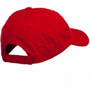 Baseball Caps Army Air Corps Military Embroidered Washed Cap - Red - CR11ONYSJZT $17.45