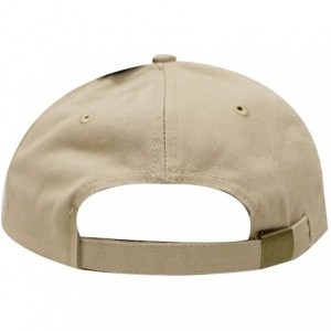 Baseball Caps Eyelashes Cotton Baseball Cap - Khaki - C312MYE3F3U $12.32