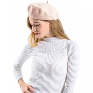 Skullies & Beanies Classic French Crochet Breathable - Pink2 - CF18HAKRRTN $7.29