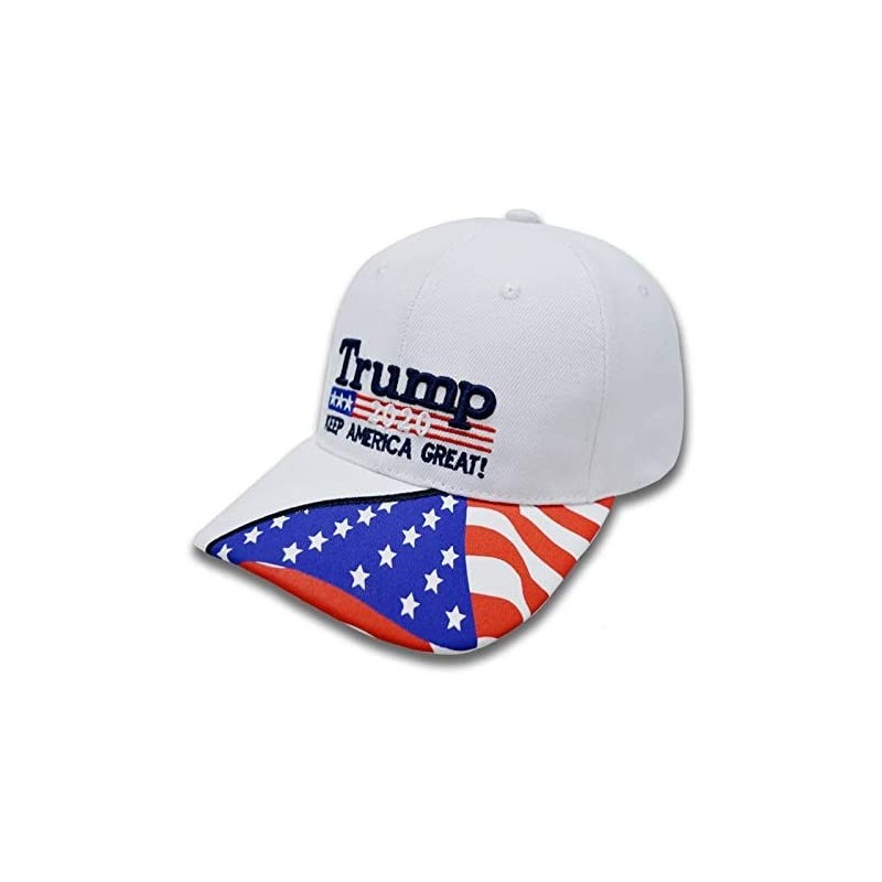 Baseball Caps Camouflage Baseball Snapback President Embroidery - White - CU18WMLI9D7 $11.48