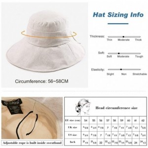 Sun Hats Grey Gardens Hat Womens Collapsible Bucket Sun Protection Summer UPF 50 Fishing Golf Hiking - CM18OWDWA7N $30.78