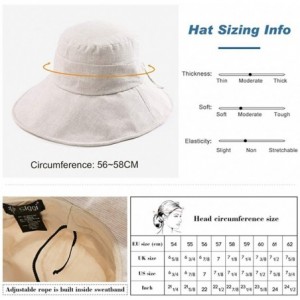 Sun Hats Grey Gardens Hat Womens Collapsible Bucket Sun Protection Summer UPF 50 Fishing Golf Hiking - CM18OWDWA7N $13.49