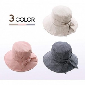 Sun Hats Grey Gardens Hat Womens Collapsible Bucket Sun Protection Summer UPF 50 Fishing Golf Hiking - CM18OWDWA7N $13.49