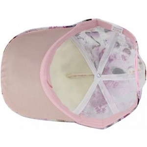 Baseball Caps Womens Sports Running Golf Travel Baesball Sun Flower Floral Cap Hat Caps Hats - Purple - C2182L995UN $17.97