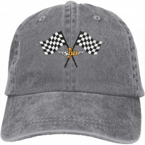 Baseball Caps Checkerboard Squares Black White Washed Cotton Baseball Cap Adjustable Hat for Women Men - Gray - CY18NW4CZXX $...