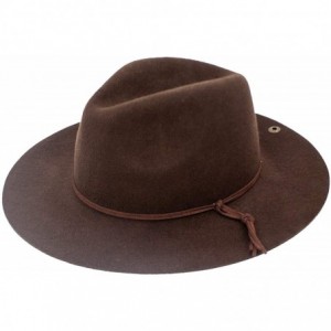 Fedoras Esben Wool Felt Hat - Brown - CI18IYCT2TD $96.64