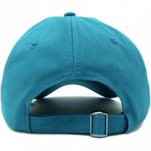 Baseball Caps Smile Baseball Cap Smiling Face Happy Dad Hat Men Women Teens - Teal - CW18SENXAO9 $15.07