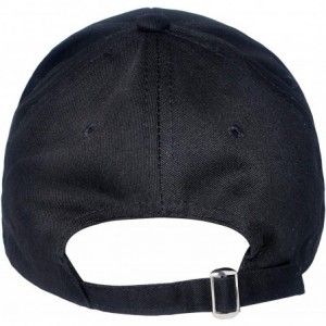 Baseball Caps Embroidered Cotton Baseball Cap Adjustable Snapback Dad Hat - Leaf Black - C518SSNAHA7 $11.75