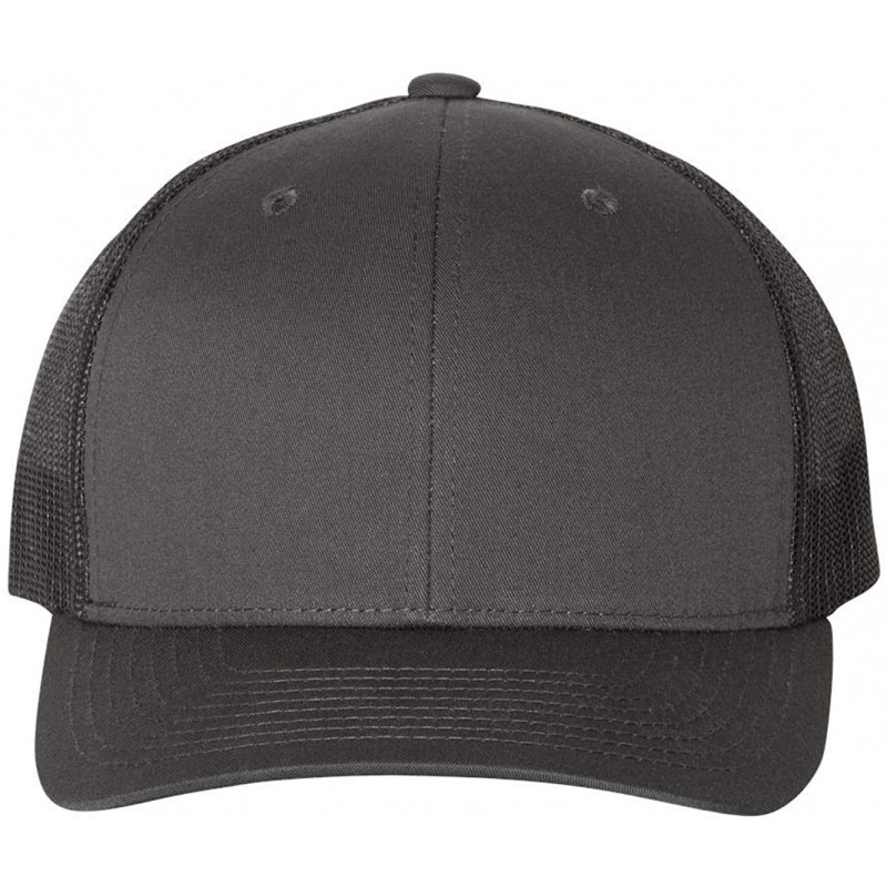 Baseball Caps Trucker Cap - Charcoal/Black - C1188Z0S3OE $11.26