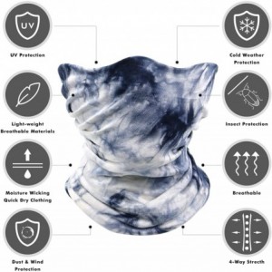 Balaclavas Balaclava Neck Gaiters Face Scarf Unisex Headwear Stretchy Bandana Dust Scarf Headbands - Grey - CZ199XDTTC0 $13.09