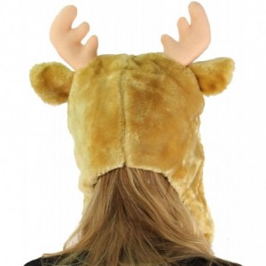 Skullies & Beanies Critter caps Reindeer Beige - C81274DLFAP $19.90