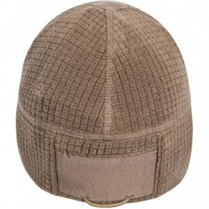 Skullies & Beanies Range Beanie Cap - Grid Fleece - Olive Green - CC18HQENG9S $27.70