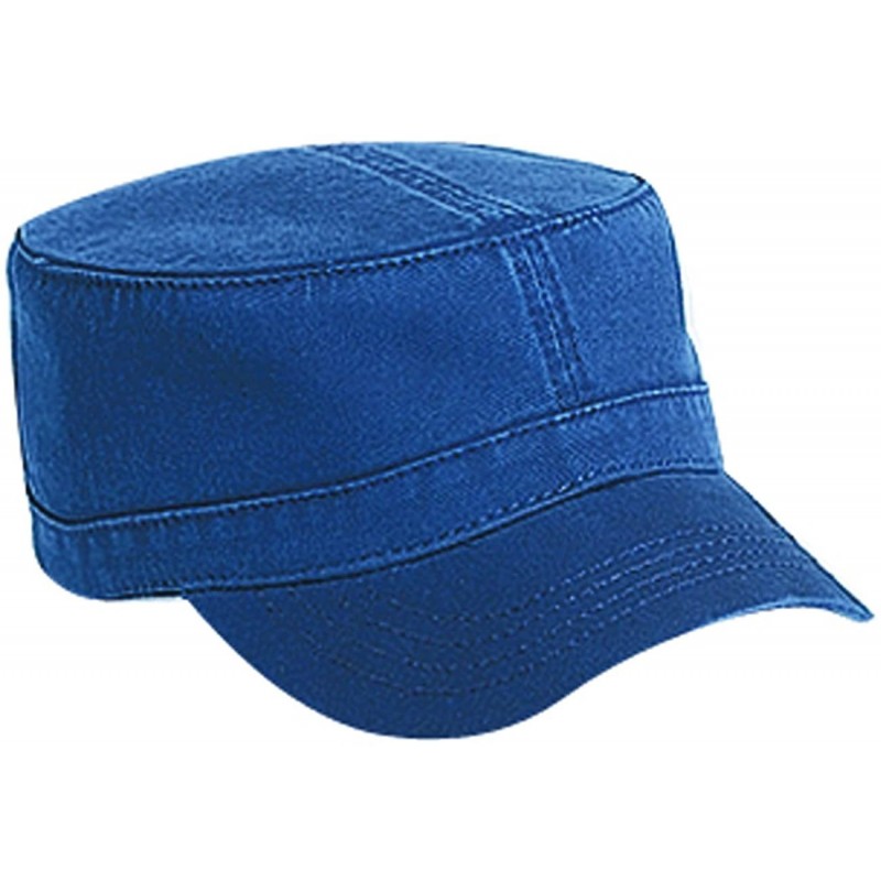 Baseball Caps Superior Garment Washed Cotton Twill Military Style Caps Navy - CL11TOPEH9T $12.22