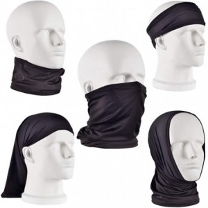 Balaclavas Protection Bandana Balaclava Running Fishing - 4pcs 2black+2white - C4197AZZ65I $11.61