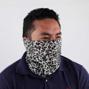 Balaclavas Seamless Face Mask Bandanas for Dust- Outdoors- Festivals- Sports - Animal Black White - CB198D7056X $11.27