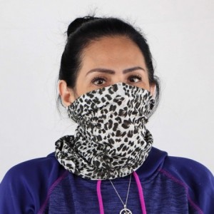 Balaclavas Seamless Face Mask Bandanas for Dust- Outdoors- Festivals- Sports - Animal Black White - CB198D7056X $11.27