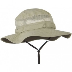 Sun Hats UV 50+ Side Mesh Talson Bucket Hat - Khaki - CI11J5ZPGV1 $24.54