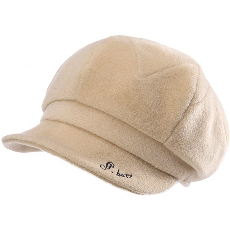 Newsboy Caps Women's Newsboy - 89095beige - C818AQ959G4 $23.56