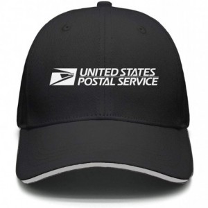 Baseball Caps Mens Womens White Stylish Adjustable Golf Hat - Black-1 - CW18R42E79G $18.93
