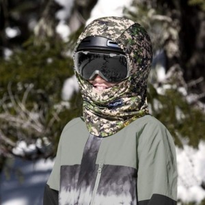 Balaclavas Team Hood Balaclava Face Mask- Dual Layer Cold Weather Headwear for Men and Women - Stars & Bars - CW18LHHEL36 $36.55