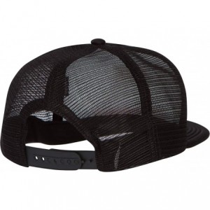 Baseball Caps California Republic Vintage Van Snapback Mesh Truckers Cap - Black One Size Fits Most - CG11LTJBJKX $17.43