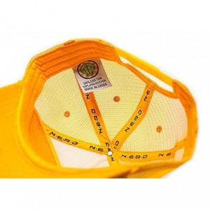 Baseball Caps Unisex-Adult One-Size Trucker Hat Cap Multi - White/Yellow - CV129DY5JSN $14.86