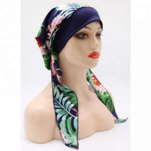 Skullies & Beanies Chemo Cancer Head Scarf Hat Cap Tie Dye Pre-Tied Hair Cover Headscarf Wrap Turban Headwear - CG198MU7SGY $...