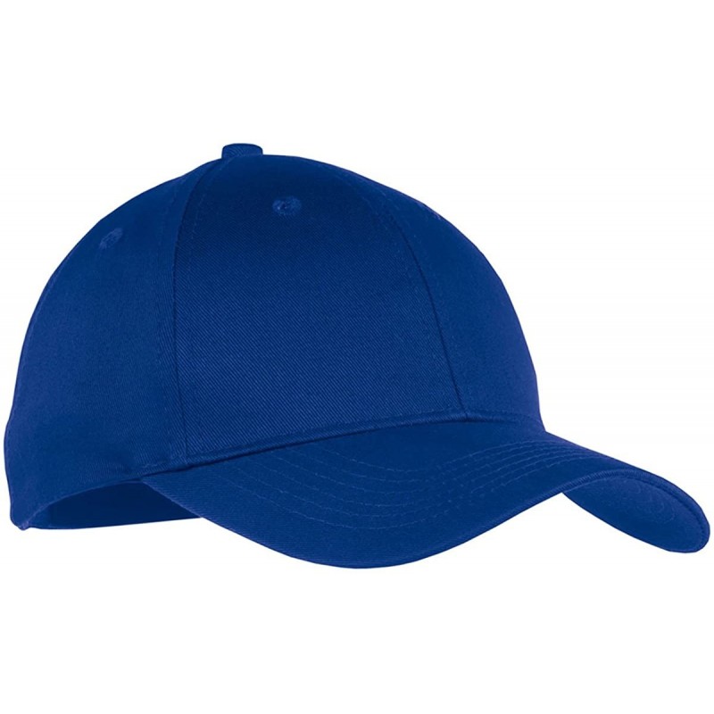 Baseball Caps Port & Company YCP80 Youth Six-Panel Twill Cap - Royal - OSFA - CS11459RQ8X $10.56