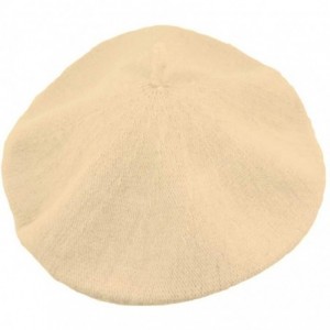 Berets Classic Wool Blend French Artist Beret Beige - CX11N84YFXZ $8.46